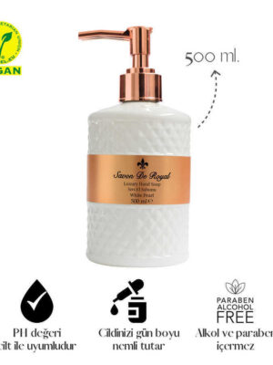 Luxury Vegan Sıvı Sabun White Pearl 500 ml